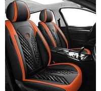 FUXZSV car seat covers are suitable for Ford Ranger Wildtrak (2016-2023) automotive products/leather,black orange