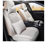 FUXZSV car seat covers are suitable for Jeep Wrangler Renegade Chief J12 Gladiator Compass Grand Cherokee SRT8 automotive products/leather,off white