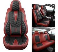 FUXZSV car seat covers are suitable for Nissan Micra K11 /Micra K11B /Micra K11C /Micra K12 /Micra K13 /Micra K14 /Fuga Y50 /Fuga Y51 /Rogueautomotive products/leather/breathable,Black and red