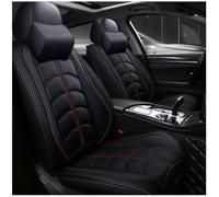 FUXZSV car seat covers are suitable for Nissan Sunny/Stagea/Skyline Crossover/Skyline Sedan/Skyline Coupe/Sentra/Safari/Juke/Gloria automotive products/leather,black
