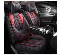 FUXZSV car seat covers are suitable for Ren-ault ARKANA Alpine A110 Duster Laguna Clio Alpine Celebration VelSatis Talisman. automotive products/leather,Black and Red