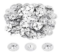 Fuyamp 200pcs Easy Fix Washers 4-Claw Washers Nail Gaskets for Gypsum Board Extruded Plate Insulation Thermoboard Fixed Backer Boards, 28mm Diameter