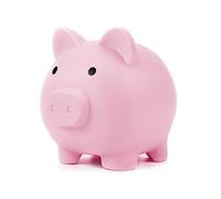 Fuyamp Cute Piggy Bank, Child to Cherish Money, Keepsake Nursery Decor, Cute Coin Money Box Saving Coins Cash Fun Gift for Kids(Pink)