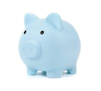 Fuyamp Cute Piggy Bank, Child to Cherish Money, Keepsake Nursery Decor, Cute Coin Money Box Saving Coins Cash Fun Gift for Kids(Blue)