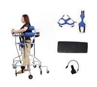 FUYAO Elderly rehabilitation walking walker, walking aid adult lower limb training walking stand folding height adjustable rehabilitation equipment