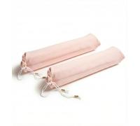 FUYIHGL® 2PCS Mahjong Rack with Pusher Storage Bag: 2 Compartments Fits 4 American Mah Jongg Racks Pushers - Pink Soft Velvet Sleeve with Drawstring - Travel Mah Jongg Accessories and Gifts