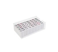 FUYIHGL® Acrylic Mahjong Tile Storage Box - Mah Jongg Case Only - Travel Mah Jongg Organizer & Display Supplies - American Mahjongg Accessories and Gifts