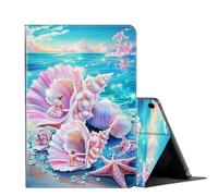 FUYOCWE Case for Galaxy Tab A9+/A9 Plus 11 inch 2023 Tablet,Slim Shockproof Case PU Leather Stand Cover for Samsung Tab A9 Plus SM-X210 X216 X218,Auto Wake/Sleep-Conch Fairy on Sea Beach