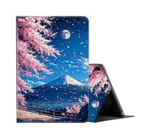 FUYOCWE Case for Galaxy Tab A9+/A9 Plus 11 inch 2023 Tablet,Slim Shockproof Case PU Leather Stand Cover for Samsung Tab A9 Plus SM-X210 X216 X218,Auto Wake/Sleep-Japan's Mount Fuji Cherry Blossom