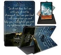 FUYOCWE Case for iPad 10th Generation Case 2022 Released 10.9 inch iPad 10 Case, 360 Degree Rotating Smart Protective Cover Swivel Stand for iPad 10th Gen Cases -Bible Verse Isaiah 41:10