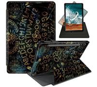 FUYOCWE Case for Samsung Galaxy Tab S8 Plus/ S7 FE 5G tablet Case,360 Degree Rotating Swivel Stand Flip Smart Cover Case for Galaxy Tab S7 FE/ S8 Plus/ S7 Plus 12.4''-Spirit Ouija Board Goth Skull Art