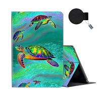 FUYOCWE for iPad 10th Generation Case 2022 iPad 10.9 Inch Case,Multi-Angle Slim Folio Stand Auto Wake/Sleep Smart Cover Cases for ipad 10 10.9 inch A2696/A2757/A2777-Colorful Sea Turtles