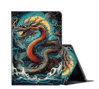 FUYOCWE for iPad 10th Generation Case 2022 ipad 10.9 inch Case,Slim Smart Folio Stand Cover for ipad 10th Gen,Multiple-Angle Viewing Auto Wake/Sleep ipad 10 Case-Sea Dragon Under The Moon