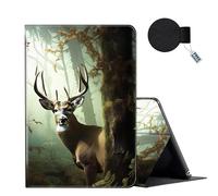 FUYOCWE for iPad 10th Generation Case 2022 Model A2696 A2757 A2777,Slim Multi-Angle Folding Folio Stand Smart Cover Case for ipad 10th Gen 10.9 inch,w/Auto Wake/Sleep -Deer in Forest
