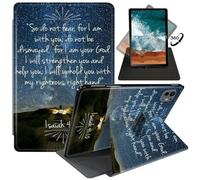 FUYOCWE for iPad Pro 11" 2024 Case,Rotating Cases for iPad Pro 11 inch M4 5th Generation 2024 Model A2836/A2837/A3006,360 Degree Swivel Stand Auto Sleep/Wake Cover-Bible Verse Isaiah 41:10