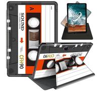 FUYOCWE for Microsoft Surface Pro 8 Tablet Case (13 inch,2021 Released),360 Degree Rotating Slim Stand PU Leather Smart Flip Cover for Microsoft Surface Pro 8 13"-Compact Cassette Tape