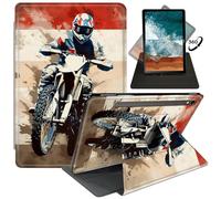 FUYOCWE for Samsung Galaxy Tab S9 Tablet Case (2023 Release SM-X710/X716B/X718U),360 Degree Rotating Stand Smart Flip Cover for Samsung Galaxy Tab S9 11 inch Tablet-Motorcycle Rider