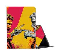 FUYOCWE for Surface Pro X Case,for Microsoft Surface Pro X/X+ Plus 13 inch 2019/2020/2021/2024 Tablet Case,PU Leather Smart Flip Cover W/Adjustable Slim Folio Stand-Michelangelo's Self Dialogue