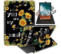 FUYOCWE Rotating Case for Samsung Galaxy Tab A9 8.7 Inch Tablet 2023 Model SM-X110/X115/X117, 360 Degree Swivel Stand Smart Flip Cover Case for Samsung Tab A9 8.7"-You are My Sunshine Sunflower