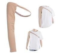 FuyoSegen Lymphedema Compression Arm Sleeve,Lymph Support,Thumb Lymph Edema arm Sleeve,Polyurethane Post Mastectomy Support Arm Sleeve (M)