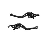 FUYRHP Clutch Brake Lever 2Pcs Universal CNC Alloy Motorcycle Brake Handle Adjustable Moto Motorbike Modification Clutch Drum Brake Lever Handle