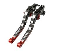FUYRHP Clutch Brake Lever Motorcycle CNC Adjustable Foldable Extendable Brake Clutch Levers Handle for TMAX 530 SX DX 2017 2018