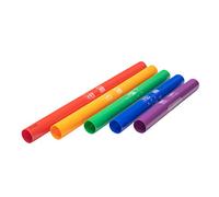 FUZEAU - 5 Note Alto Chrome Boomwhackers Tube - Thin Plastic Tubes - 5 Notes Do #3, Mi B3, Fa #3, Sol #3, Si B3