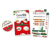 FUZEAU - 78295 - ColorZIK "Special Christmas" Booklet - Method for Playing Music Without Solfège - 5 Coloured Sheet Music + 1 CD - Ages 5 Years and Above