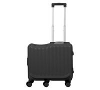 Fuzeiuo Kids Ride-On Luggage with Carry-On Suitcase, 20 Inch Hardshell Travel Case with 6 Spinner Wheels, Ergonomic Scooter Suitcase for Children, Retractable Handle for Easy Travel Black A