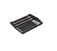 FUZHAN 0.10mm Black Straight Tip Volume Eyelash Extensions 8/10/12mm 3-Pack Set - High-Density for Salons, Pre-Made Cluster Lashes, Convenient & Time-Saving for Professional Use (C Curl)
