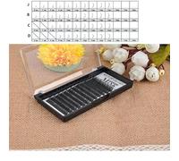 FUZHAN 0.1mm 2 Trays Natural Dense Black Faux Mink Individual False Eyelashes, Professional Grafting and Daily Makeup (J Curl, 10mm)