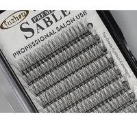 FUZHAN Fish Tail False Lashes 0.03mm - Salon-Grade Eyelash Extensions - Lightweight, Natural Volume - Ideal for Professional Lash Artists (C Curl, 12mm)
