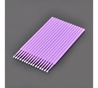 Fuzhan,Professional Lash Extension Cotton Swabs - Precision Micro Applicators for Eyelash Grafting (Purple)