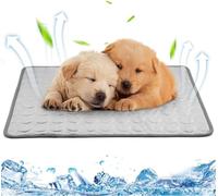fuzhik Cooling Mat Cats Self-Cooling Mat Blanket Dog Pets Kat Blanket Sleeping Bed Washable Breathable Cushion Summer Hot Weather 60 x 51 cm