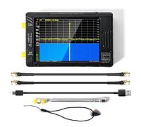 FUZIDDN TinySA Ultra+ ZS406 Spectrum Analyzer, 4 Inch 100kHz-5.4GHz Handheld Frequency Analyzer with 32GB Card, 2-in-1 Signal Generator MF/HF/VHF UHF Input, HW V0.4.6 (2025 Upgraded Model)