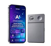 Fuzilin Note Pro AI Voice Recorder, Automatic AI Docs, Lifetime Membership | AI Note Taker for Professionals & Teams, AI Agents, Meeting Minutes, PPTs, Action Items, AI+ Chat, MagSafe Compatible