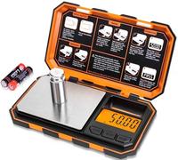 Fuzion Digital Pocket Scale, 500g x 0.01g Jewelry Gram Scale, 6 Units Conversion Mini Scale with LCD Display, Tare Function for Food, Jewelry, Medicine, Coffee (Battery Included)