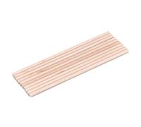 FUZVOL 10 Pcs 300mm X10mm Diameter Natural Round Wooden Dowels,Long Smooth Craft Rods,Unfinished Sticks Dowel Rods for Art Projects,Decorations&DIY Crafts