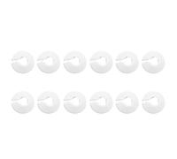 FUZVOL 12 PCS White Radiator Pipe Covers - Small Caps & Collars for 15mm Water Pipes