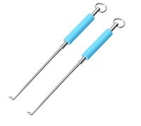 FUZVOL 2 Pcs Fishing Accessories,Fish Hook Remover,Stainless Steel Fishing Disgorger Unhooking Fishing Tool,Portable Fishing Hook Detacher,Fishing Supplies for Small and Large Fishing Hooks