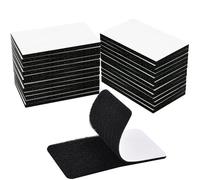 FUZVOL 20PCS 50mm×100mm Double Sided Sticky Pads Self Adhesive,Strong Waterproof Adhesive Sticky Pads Strips,Mounting Hanging Organizing Double Sided Sticky Pads for Walls,Floor,Metals&Glasses