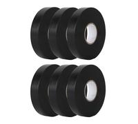 FUZVOL 3/4-Inch by 60-Feet Electrical Tape, 6 Rolls Ideal for Home DIY, Electrical Repairs Automotive Use, and Equipment Maintenance(Black)