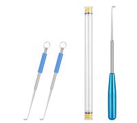 FUZVOL 3 Pcs Fishing Accessories,Fish Hook Remover,Stainless Steel Fishing Disgorger Unhooking Fishing Tool,Fishing Hook Detacher with Storage Box,Fishing Supplies for Small and Large Fishing Hooks