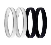 FUZVOL 4 PCS Sleeve Garters, Anti-Slip Shirt Arm Bands, Metal Elastic Sleeve Holders for Men and Women, Keeps Cuffs from Sliding