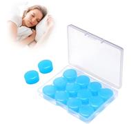 FUZVOL 6 Pairs Silicone Ear Plugs for Sleeping Soft Noise Cancelling Earplugs with Case Reusable Moldable Gel Ear Plugs for Sleeping, Swimming, Studying, Travelling