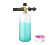 FUZVOL Adjustable Snow Foam Cannon 1 L Jet Bottle Snow Foam Lance Soap Dispenser Nozzle for Karcher K Series K2 K3 K4 K5 K6 K7 Pressure Washers, Car Wash Accessories