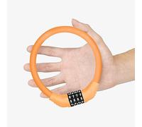 FUZVOL Bike Lock Cable, 4-Digit Combination Bicycle Lock for Cycle, Motorbike, Scooter, Mountain Bike, Pram, Outdoor, High Security & Waterproof Bike Chain Locks,Portable,Orange