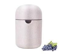 FUZVOL Lemon Squeezer,Portable Orange Juicer Lime Juicer with Two Ways of Use,Manual Citrus Lemon Juicer Cup for Different Fruits(Beige)