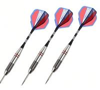 FUZVOL Professional Darts Set Steel Tip-Aluminum Stems Darts Flights with 24 Grams-3 Packs