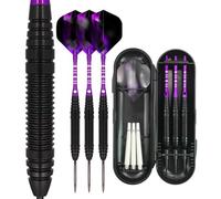 FUZVOL Professional Darts Set Steel Tip-Aluminum Stems Darts Flights with 24 Grams-3 Packs